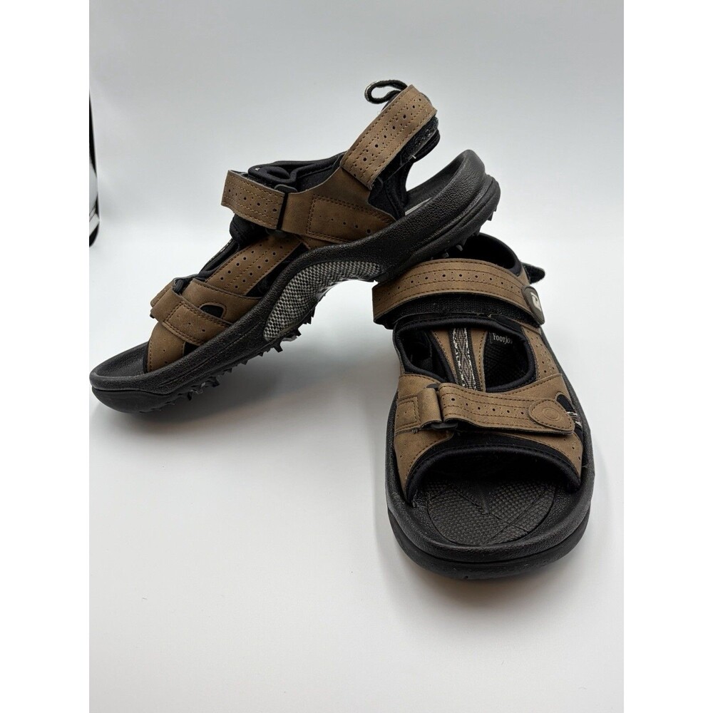 FootJoy GreenJoys Men’s Golf Sandals Brown Size 11 Spiked Soft Spike 45493 NWOT